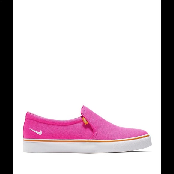 Nike Shoes - 💕Lightly used Pink court legacy slip ons💕
